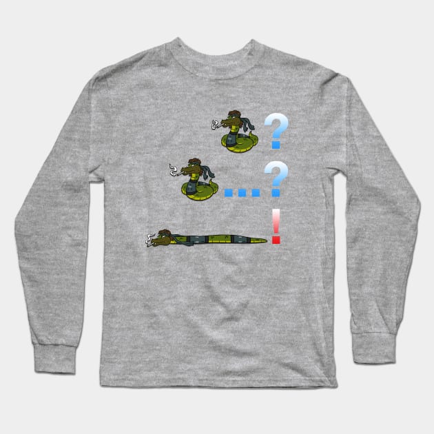 Snake? ...Snake? Snaaaaake! Long Sleeve T-Shirt by CCDesign